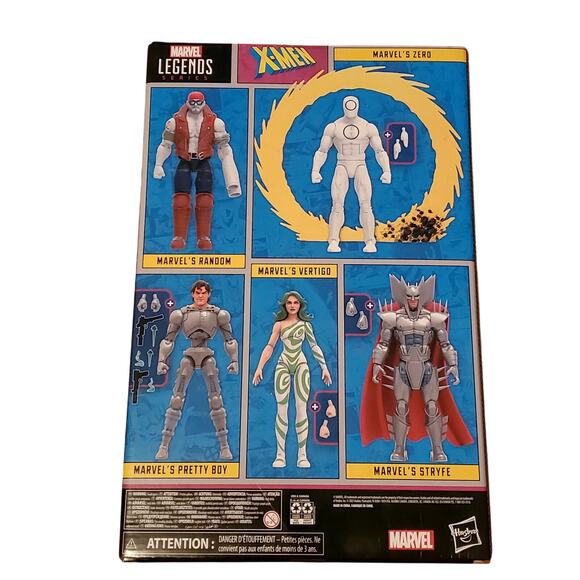 Marvel Legends X-Men Villains Stryfe Vertigo Random Zero Pretty Boy 6" 5-Pack - Picture 4 of 8